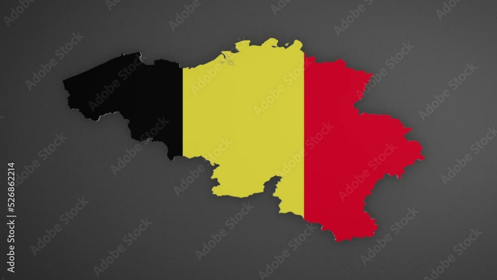 Belgium Border Map Intro Animation Belgium Border Map Intro Animation
