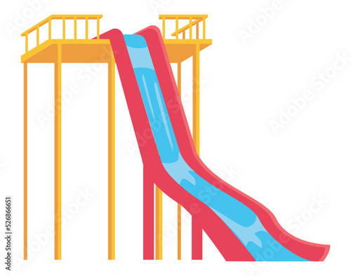 park slide red