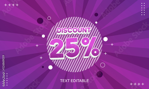 discount and sale offer  banner template
