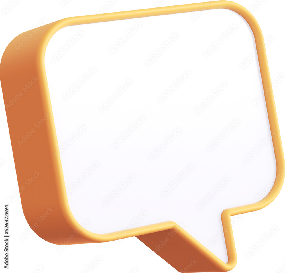 Chat Bubble 3D Icon Chat Bubble 3D Icon