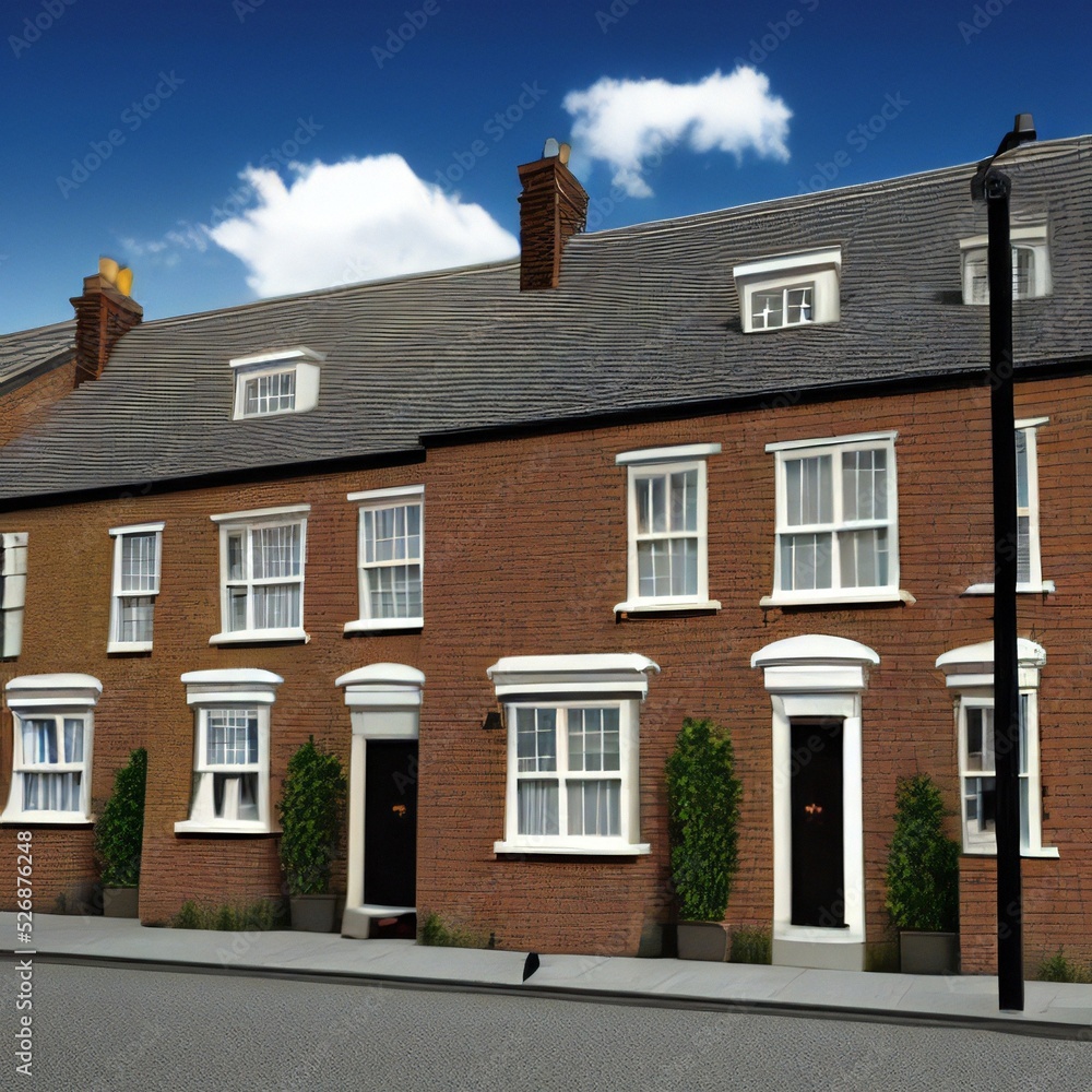 Traditional British Residential Street Traditional British Residential Street