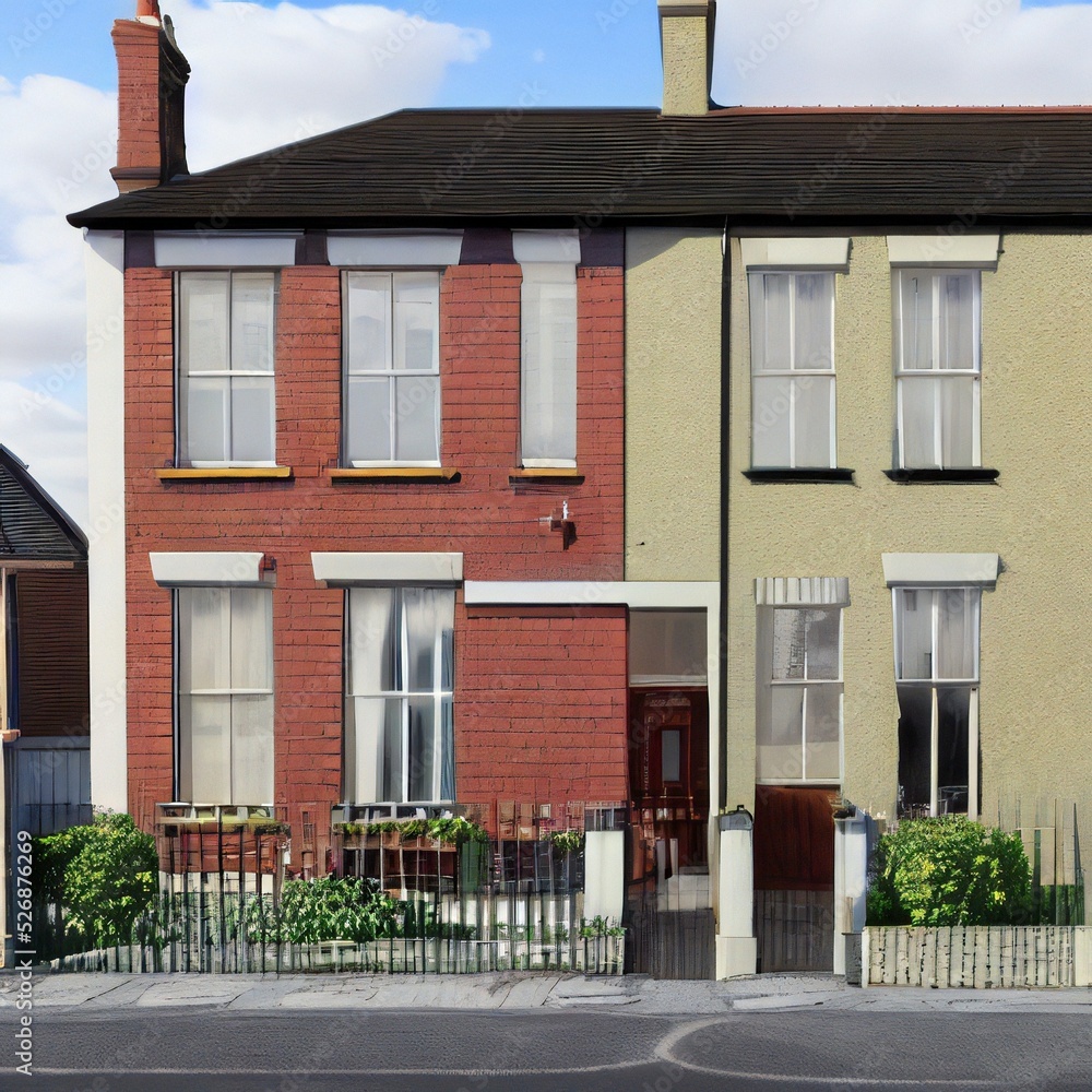 Traditional British Residential Street Traditional British Residential Street