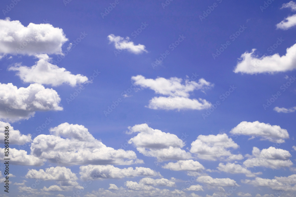 Fototapeta premium White Clouds on the blue sky.