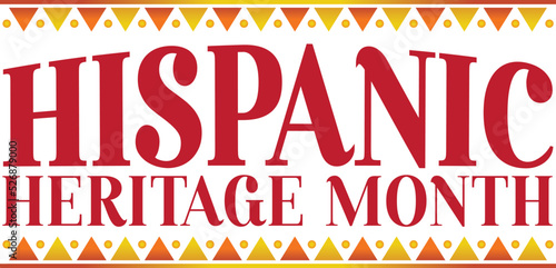 Hispanic Heritage  Month Terra Cotta Banner