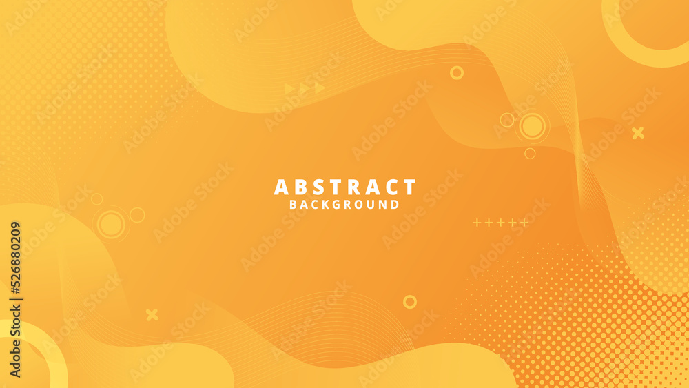 Abstract Orange liquid background. Modern background design. gradient color. Dynamic Waves. Fluid shapes composition. Fit for website, banners, wallpapers, brochure, posters