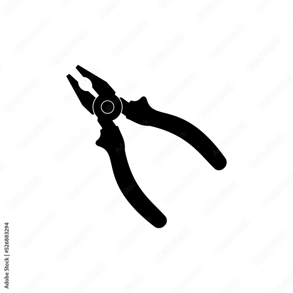 Pliers Icon or Combination Pliers Icon For Engineering Tool Icon Pliers Icon or Combination Pliers Icon For Engineering Tool Icon
