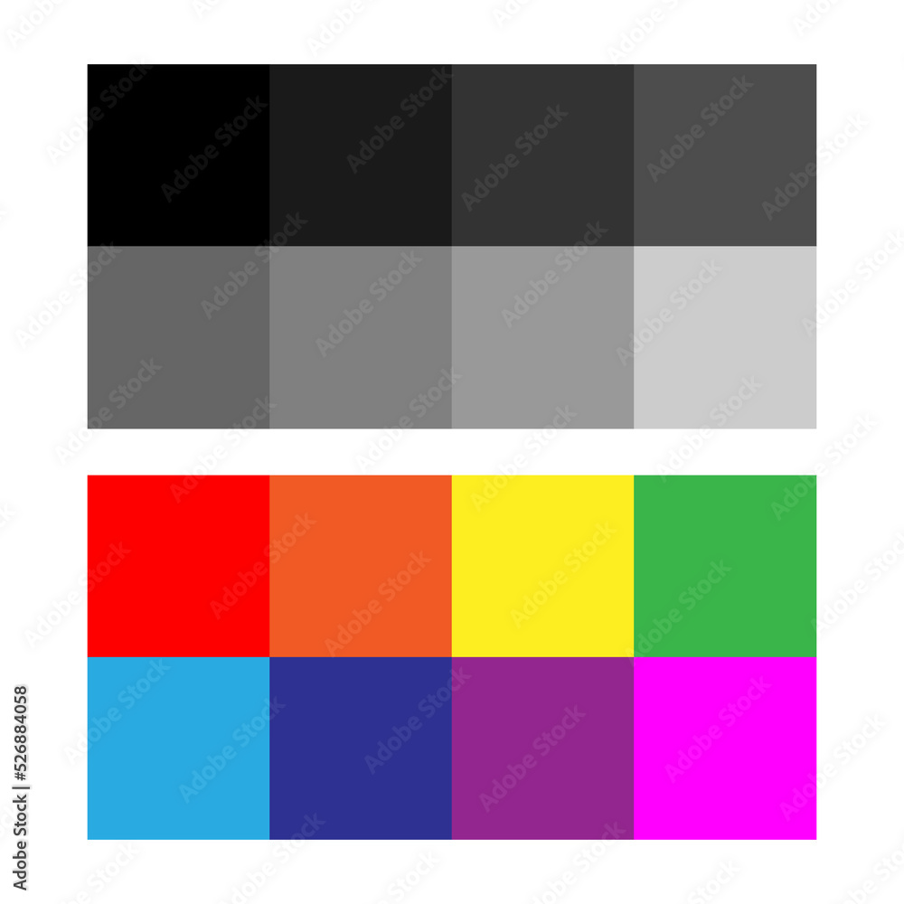 Color palette, great design for any purposes. Rainbow background. Vector illustration. stock image. 