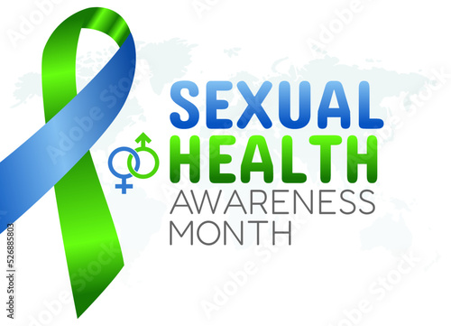 vector graphic of sexual health awareness month good for sexual health awareness month celebration. flat design. flyer design.flat illustration.