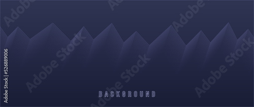 Abstract zigzag wave vector background design concept, ice mountain look-alike, can be used for background, backdrop, banner, wallpaper, card.