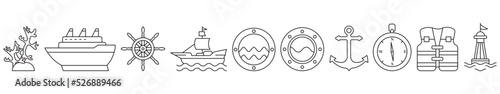 Sailor icons Set