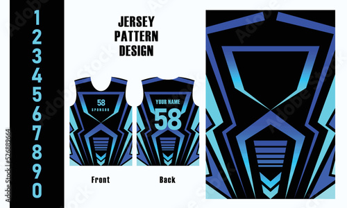 Abstract vector design for jersey printing.
Background pattern for sports team jersey.