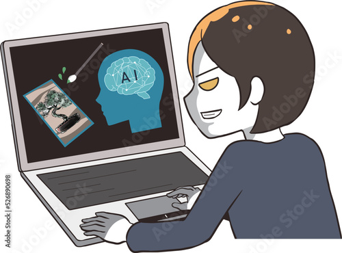 アートを描くAIを悪用する　女