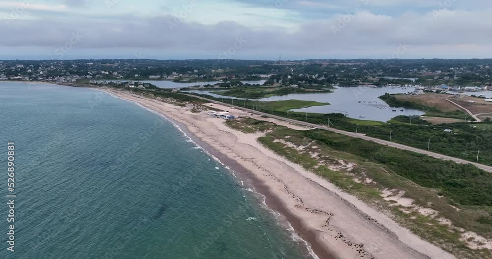 Late afternoon sunset over Scotch Beach and the Great Salt Pond New Shoreham, Block Island, Rhode Island Late afternoon sunset over Scotch Beach and the Great Salt Pond New Shoreham, Block Island, Rhode Island