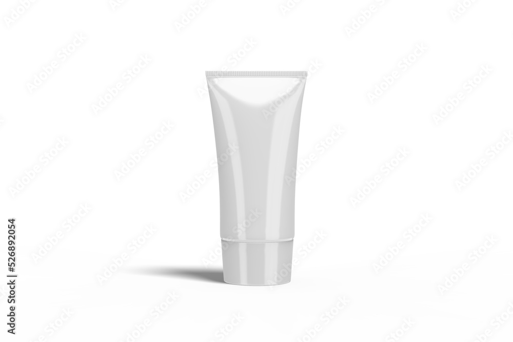 Front view of cream tube Front view of cream tube