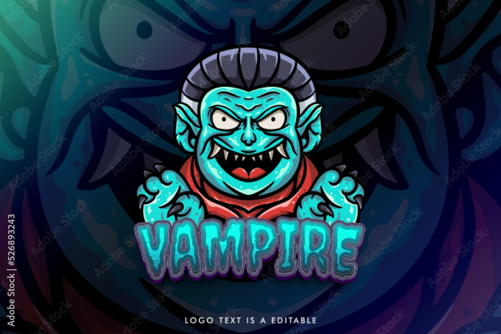 Vampire Mascot Logo