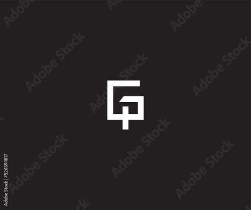 PG, GP, P, G abstract letters logo monogram