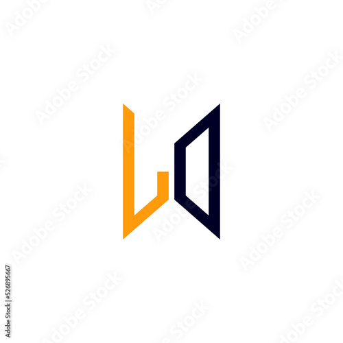 LD letter logo creative design with vector graphic, LD simple and modern logo.