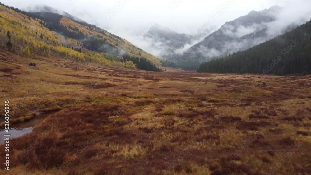 landscape in autumn - Colorado landscape in autumn - Colorado