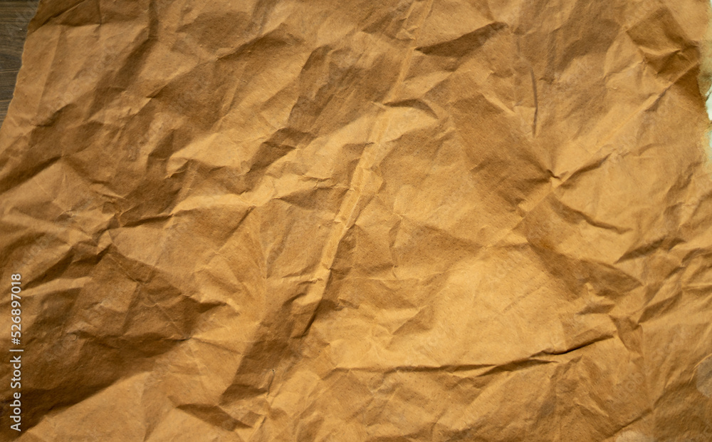 golden old paper with torn and crumpled texture for background golden old paper with torn and crumpled texture for background