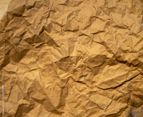 Wallpaper Mural golden old paper with torn and crumpled texture for background Torontodigital.ca