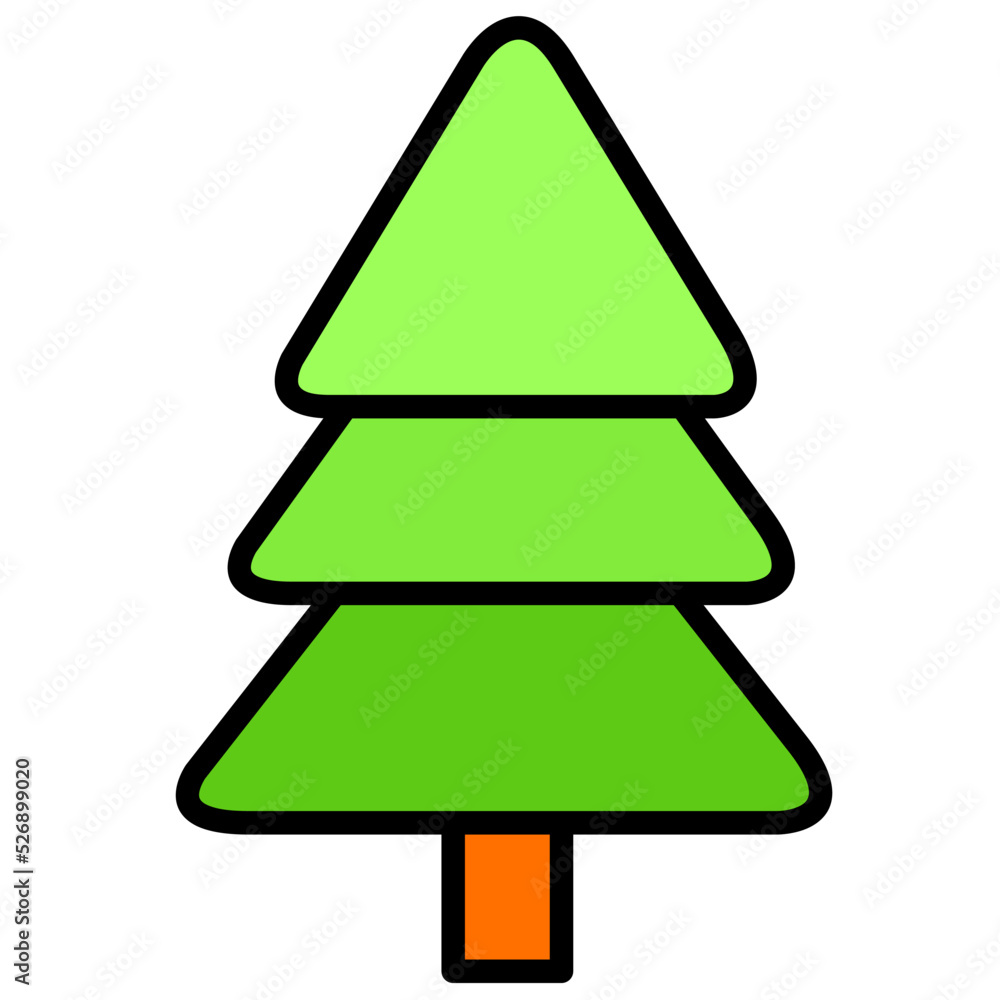 Christmas tree icon sign symbol design Christmas tree icon sign symbol design
