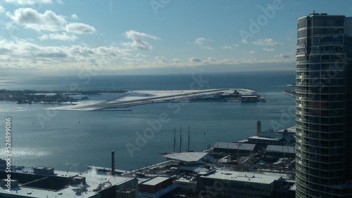 island over the lake