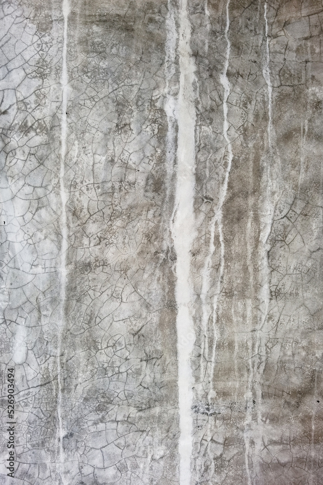 Obraz premium Concrete cement cracked wall texture for background 