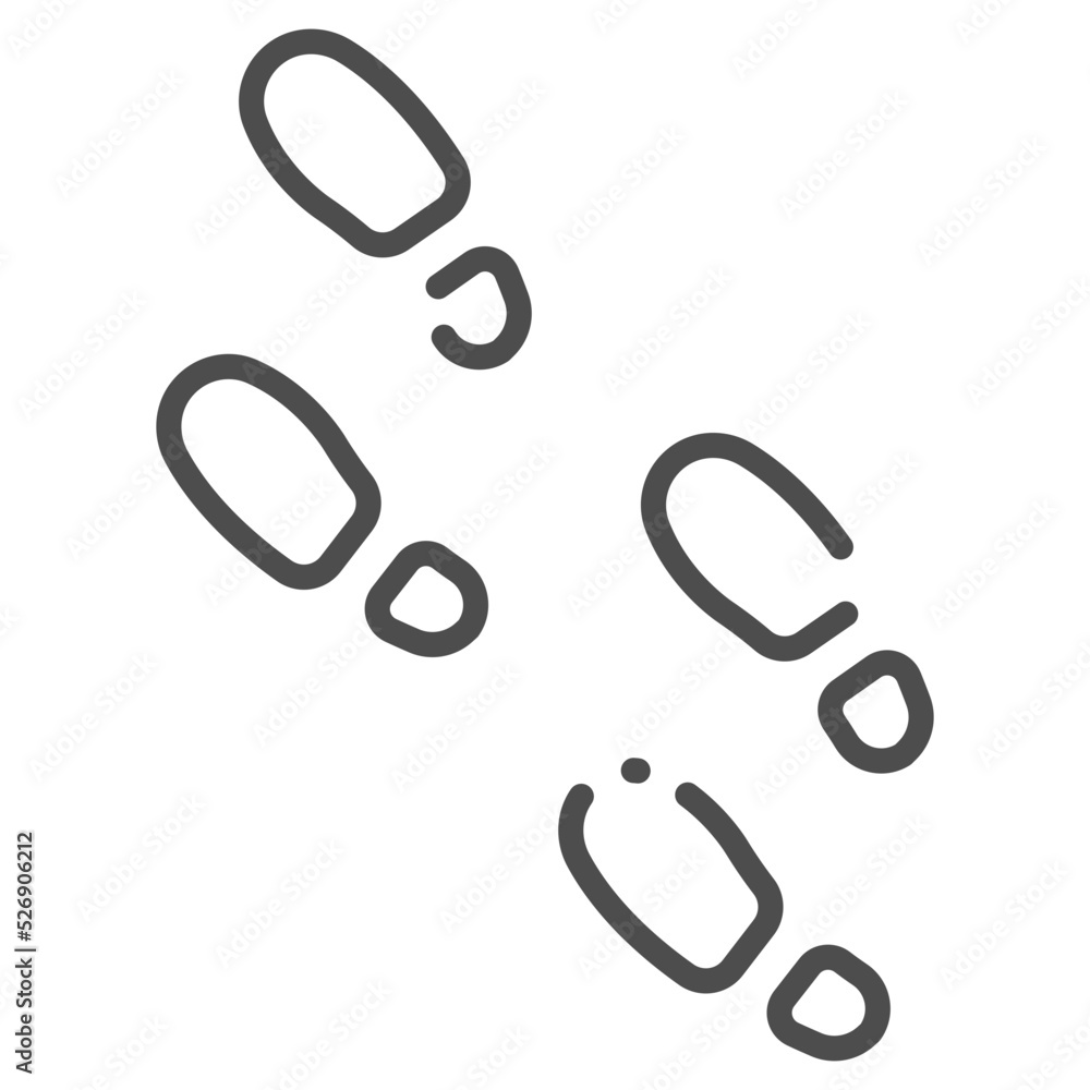 footprint icon footprint icon