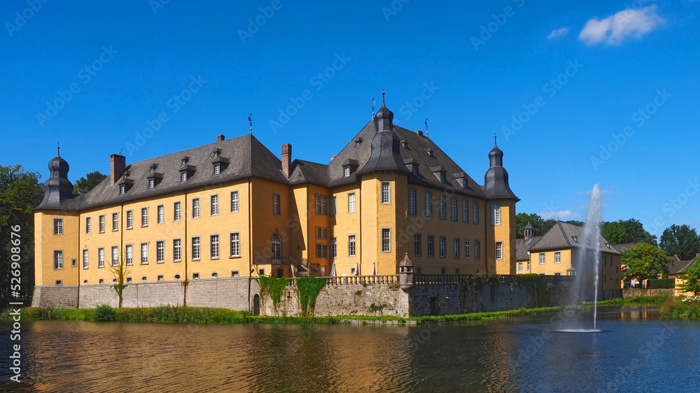 Schloss Dyck beautiful german water castle in Juechen