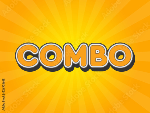 COMBO 3D Editable Text Effect