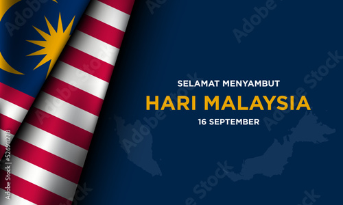 Malaysia Day Background Design.