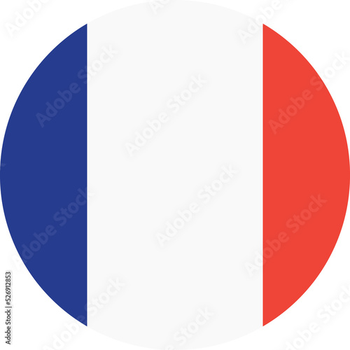 Free Download Circle flag vector of France - GFXLoad