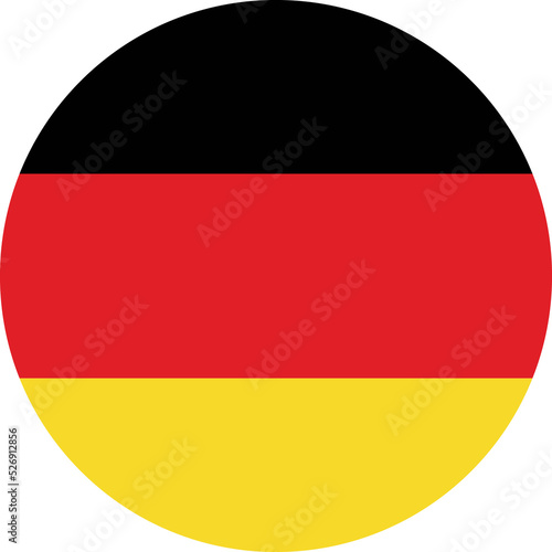 Free Download Circle flag vector of Germany - GFXLoad