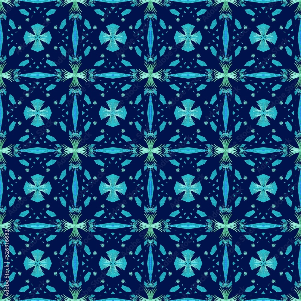 Abstract floral seamless ornament.Abstract blue pattern. Ethnic handmade ornament. Design for decorating,background, wallpaper, illustration, fabric, clothing, batik, carpet, embroidery.
Abstract floral seamless ornament.Abstract blue pattern. Ethnic handmade ornament. Design for decorating,background, wallpaper, illustration, fabric, clothing, batik, carpet, embroidery.