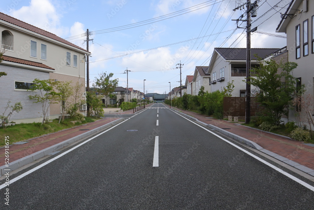 住宅地の道路