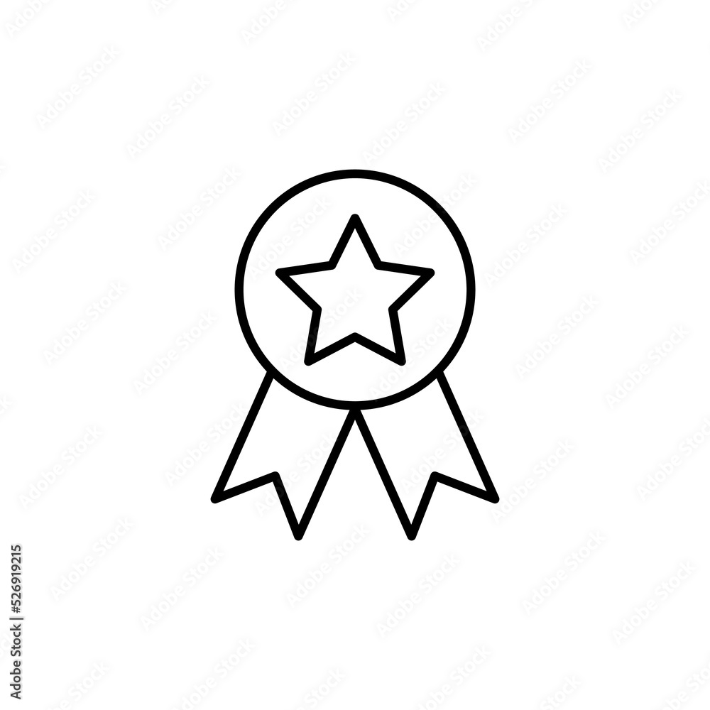 award, champion, star, ribbon Icon design vector illustration high quality black style award, champion, star, ribbon Icon design vector illustration high quality black style