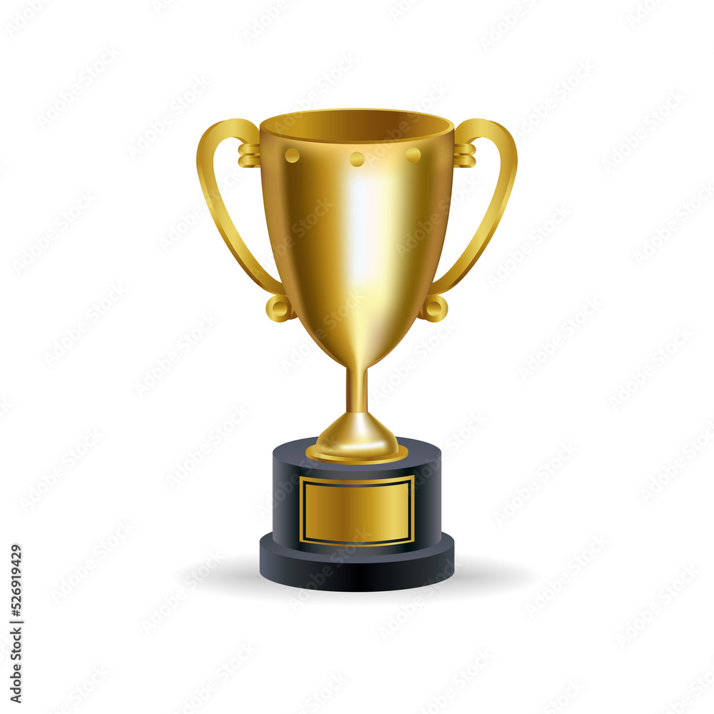 Fototapeta premium gold trophy cup
