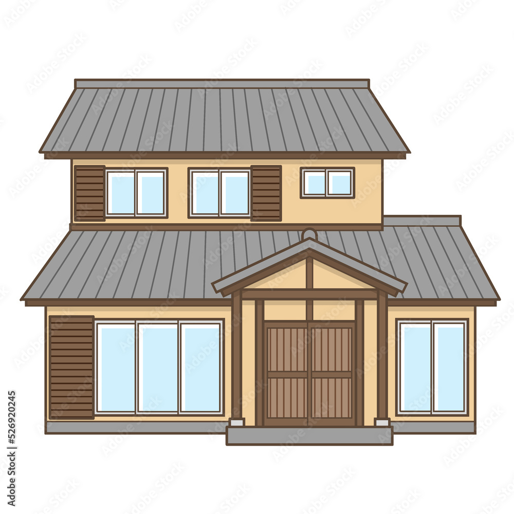 家 住宅 一軒家 日本家屋 イラスト 家 住宅 一軒家 日本家屋 イラスト