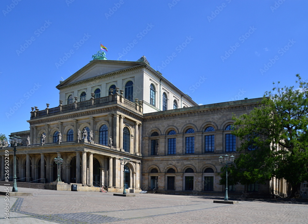 Historical Opera House in Hannover, the Capital City of Lower Saxony