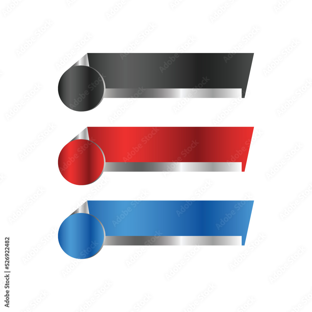 Infographic Lower Third Design Vector Shape Infographic Lower Third Design Vector Shape