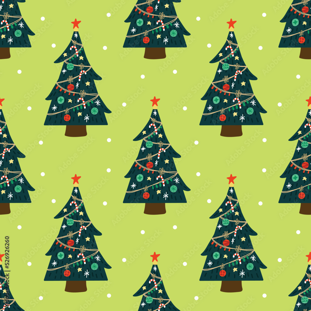 cute christmas items seamless pattern design for wrapping paper