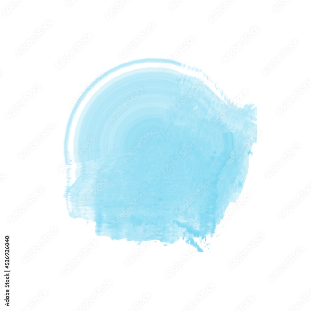 Fototapeta premium Watercolor isolated on transparent 