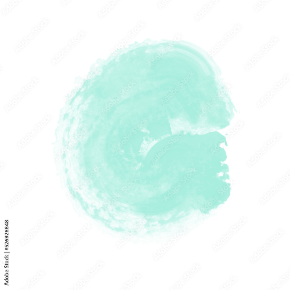 Fototapeta premium Watercolor isolated on transparent 