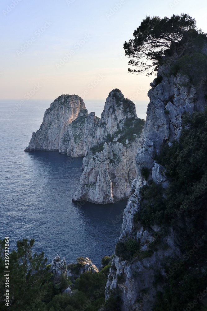 Capri - Scorcio dei faraglioni dal Belvedere di Pizzolungo