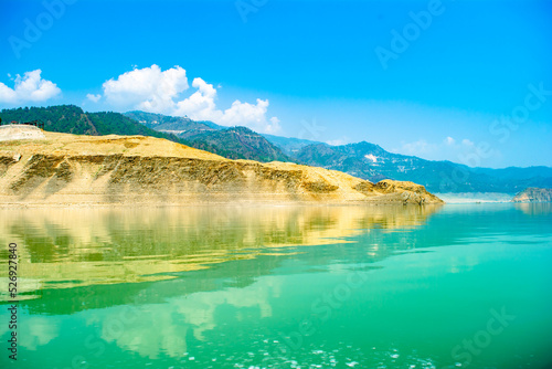 Tehri lake in Uttarakhand, india, Tehri Lake is an artificial dam reservoir. Tehri Dam, the tallest dam in India and Tehri dam is Asia's largest man-made lake.