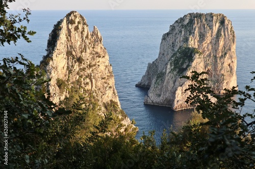 Capri - Faraglioni dal sentiero di Via Tragara