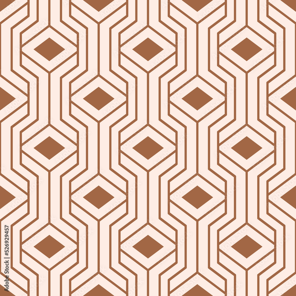 Geometric seamless pattern with abstract lines hexagon and square lines. pattern for wall decoration. Patchwork ornament. Vector illustration. Geometric seamless pattern with abstract lines hexagon and square lines. pattern for wall decoration. Patchwork ornament. Vector illustration.