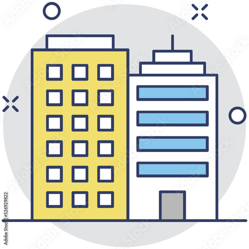 Skyscraper Vector Icon