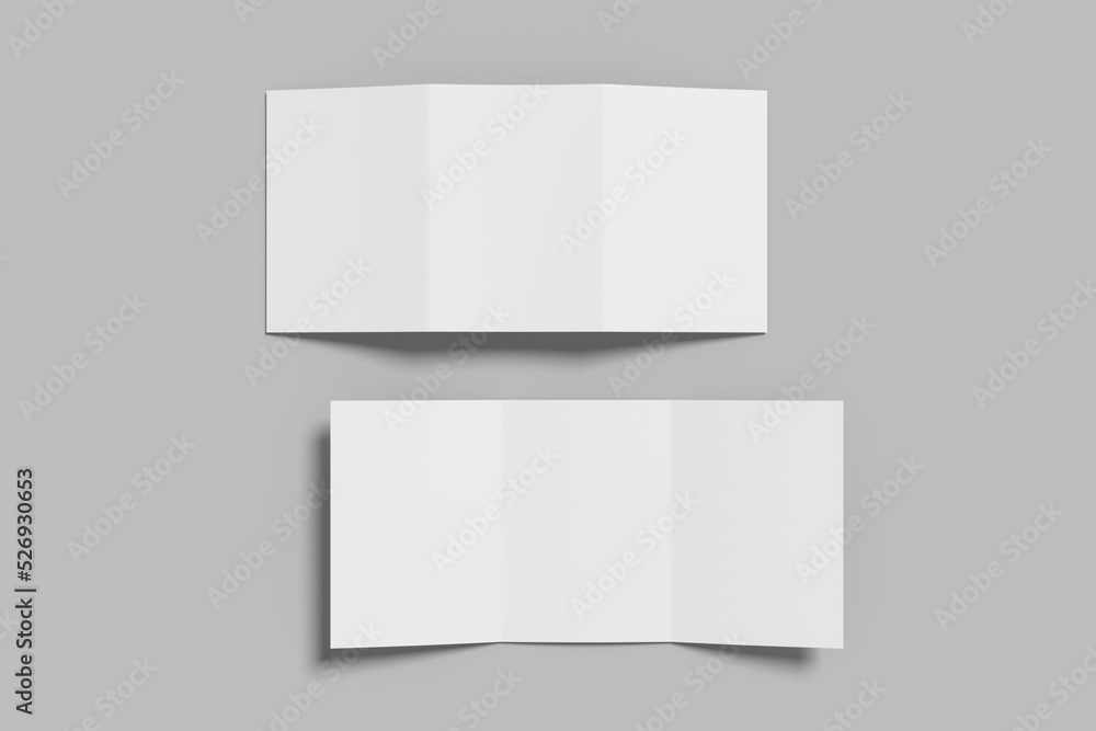 A5 Trifold Brochure Blank Mockup A5 Trifold Brochure Blank Mockup