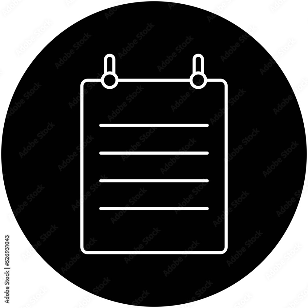 Notepad Isolated Vector icon which can easily modify or edit
Notepad Isolated Vector icon which can easily modify or edit